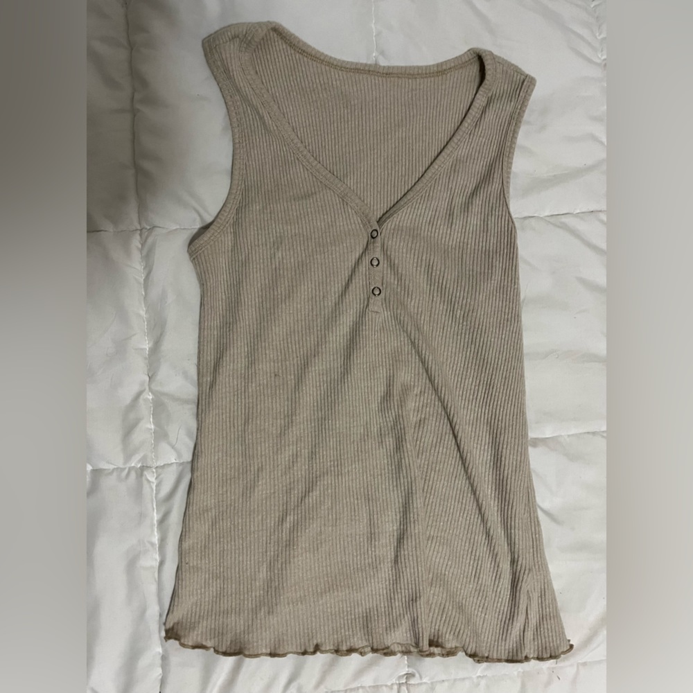 Tank henley tank top